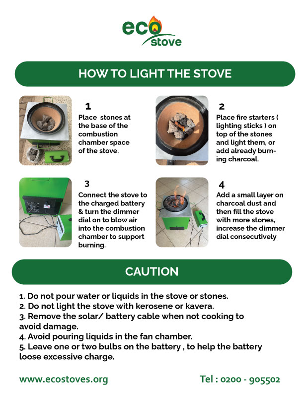 How to light the Eco Stove