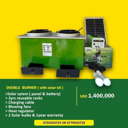 Double Burner with solar